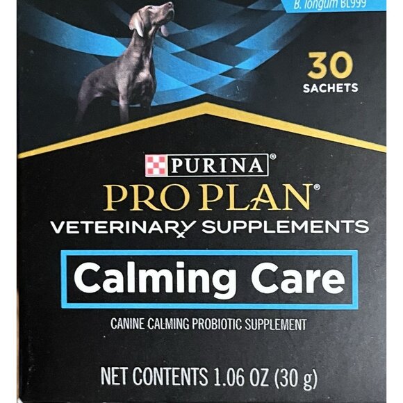 Lot of 2 Boxes Purina Pro Plan Calming Care For Dogs 60 Sachets Total - Picture 2 of 6